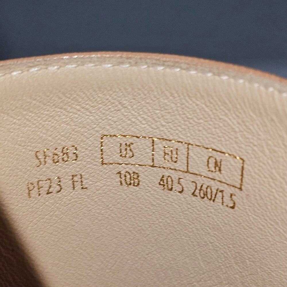 Stuart Weitzman Tan Platform Slide Sandals - Picture 12 of 13